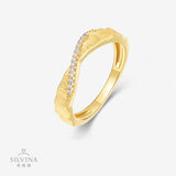 新款纯银蕾丝系列指环轻奢小众百搭潮流精致戒指女