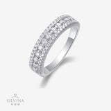 饰品新款S925纯银戒指莫桑石水手