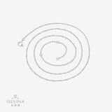 男女百搭单链925纯银项链简约小众项链鏈子百搭素链