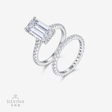 S925纯银戒指S925银小众感叠戴套戒时尚女士戒指婚戒套装