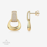 莫桑石耳环银饰品S925银石新款耳坠耳环时尚