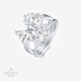 个性夸张指环戒指时尚潮流异镶嵌莫桑石嘻哈女戒