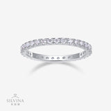 热销专供SHE925银新款莫桑石戒指女