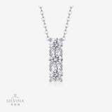 吊坠莫桑石s925银蛇年项链蛇骨链 项链小众