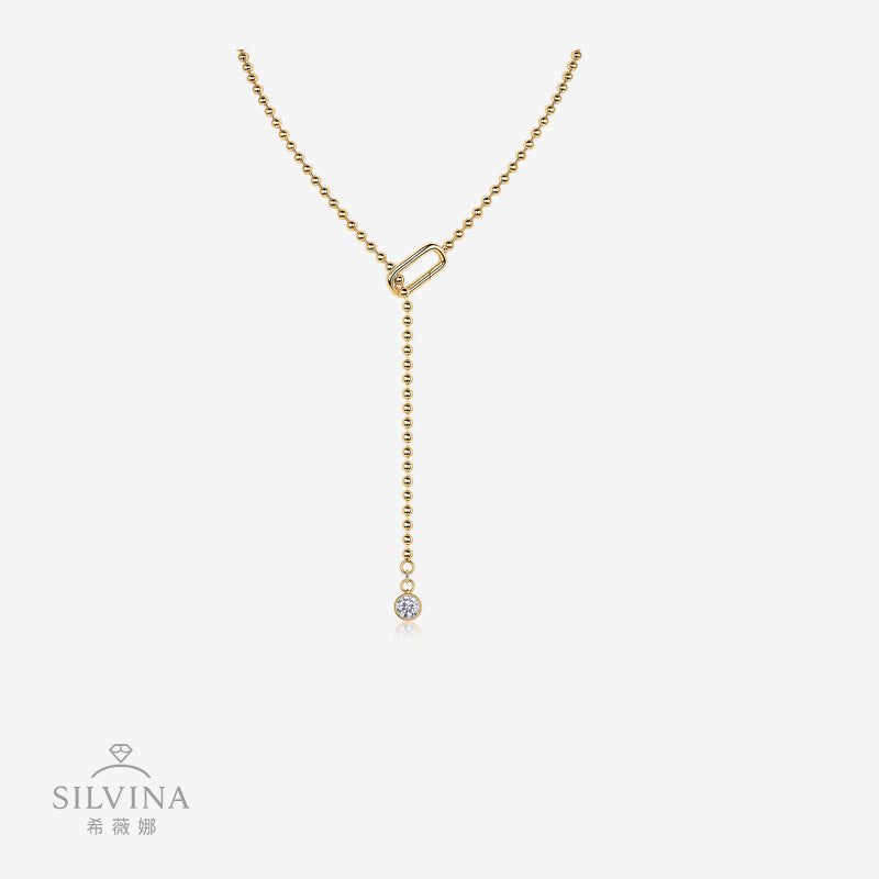 几何形项链简约冷淡风轻奢时尚百搭气质锁骨链女款