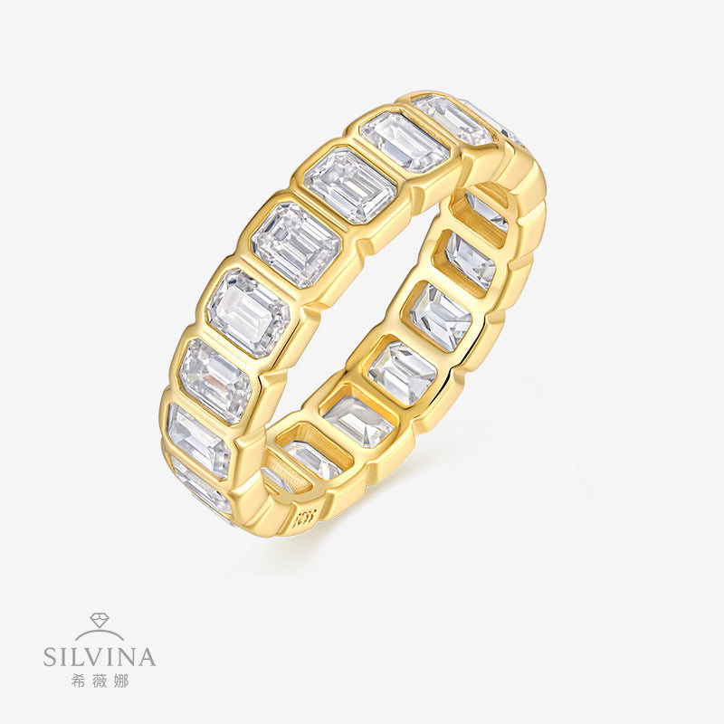 多尺寸外高级上档次轻奢S925电镀18K黄婚礼宴会