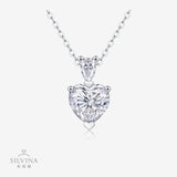 铂金莫桑石18k吊坠项链梨形蛇骨链链轻奢吊坠项链