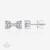 小众18k金925通体纯银蝴蝶耳钉饰品女