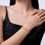 新款S925银莫桑石手链简约百搭轻奢首饰品女款