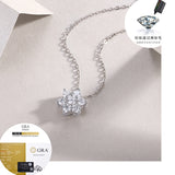 雪花飘逸项链甜美简约百搭小巧设计感冷淡风女锁骨链