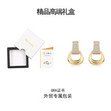 莫桑石耳环银饰品S925银石新款耳坠耳环时尚