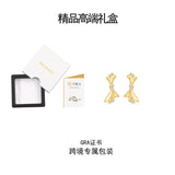 时尚流行意大利拉丝工艺小裙子耳环S925纯银耳环女复古宫廷风耳饰