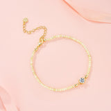 少女新款时尚多彩不褪色精致感百搭轻奢小众个性串珠手链女