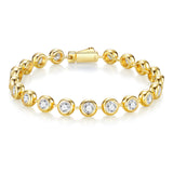 新款S925银莫桑石手链简约百搭轻奢首饰品女款