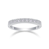 戒子新款S925银豪镶排戒莫桑石戒指