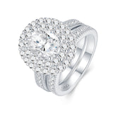 新款S925纯银戒指满镶莫桑石戒指设计轻奢小众超闪指环女