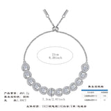 正品纯银镶莫桑首饰设计送女友方糖时尚手链女士