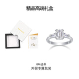 新款S925银契约信条戒指莫桑石戒指