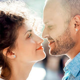 经典四爪莫桑石纯银耳骨钉耳饰品轻奢女耳钉