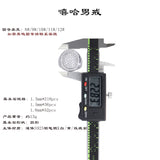 潮街舞莫桑石戒指环 S925纯银嘻哈真莫桑男士戒指