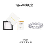 S925银莫桑石戒指女纯银小清新学院风闭口戒指圈戒婚戒