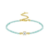 少女新款时尚多彩不褪色精致感百搭轻奢小众个性串珠手链女