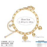 轻奢小众精致手链流苏金色纯银D色莫桑石菜花链条