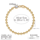 轻奢小众精致手链流苏金色纯银D色莫桑石菜花链条