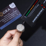 嘻哈男士戒指莫桑石镶嵌925银大号男戒嘻哈潮男饰品