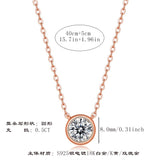 mini包镶项链吊坠锁骨项链多色短款简约气质时尚吊坠女