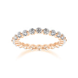 新款S925银莫桑石浑身闭口满圈