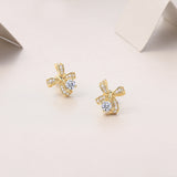 热销小众定制莫桑石耳饰925纯银耳钉女轻奢饰品