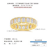 多尺寸外高级上档次轻奢S925电镀18K黄婚礼宴会