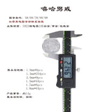 嘻哈男士方形925银电镀镶嵌全莫桑石豪镶戒指个性