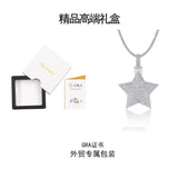 银星河新款纯银夸张通勤立体五角星系列男生嘻哈时尚吊坠