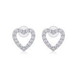 纯银时尚轻奢经典四爪耳钉男生女生日常穿戴聚会生日礼物耳饰