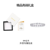 外时尚S925银手链电镀白金纯银轻奢男女通款手链网球手链