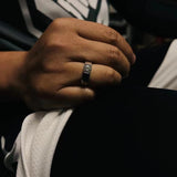 热销925纯银莫桑是石戒指戒男款直销礼品时尚