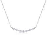 百搭简约休闲时尚s925纯银莫桑石yis风马眼吊坠项链女