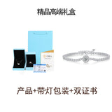 潘家多拉新款母亲节系列花卉手链925银莫桑纽扣手链DIY