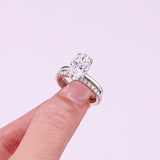 蛋形组合闭口叠戴指时尚流苏风定制OEM/ODM婚戒套戒