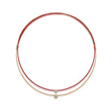 双层叠戴夜光女单珠项圈转运手工编织时尚轻奢项链吊坠