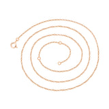 男女百搭单链925纯银项链简约小众项链鏈子百搭素链