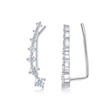 原创设计耳饰星河小众设计一排式闪耀耳饰时尚百搭耳钉