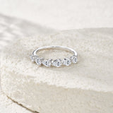 新款S925纯银简约个性戒指几何戒指小众设计感闭口指环女