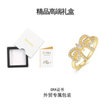 热销轻奢蝴蝶结戒指女夏季小众设计潮冷淡风时尚个性