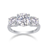 戒子新款S925银豪镶排戒莫桑石戒指