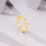 新款S925银镶嵌莫桑石波浪形戒指小众轻奢百搭食指女戒