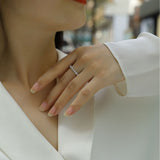 新款S925银莫桑石浑身闭口满圈