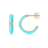 SHEIN耳坠 S925银镀18k黄莫桑石耳饰品